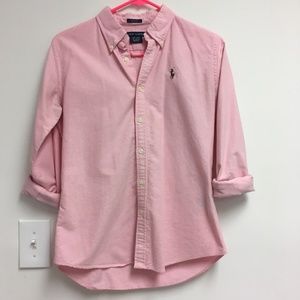 Ralph Lauren Slim Fit Pink Oxford
